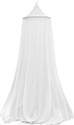Maruti Enterprise Single Bed Adult[Round] Polyester Washable Adults Mosquito Net (White, Ceiling Hung)