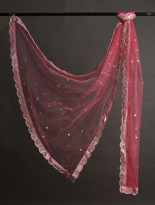maruti krupa enterprise net embroidered women dupatta