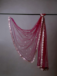 maruti krupa enterprise net embroidered women dupatta