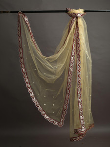 maruti krupa enterprise net embroidered women dupatta