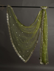 maruti krupa enterprise net embroidered women dupatta