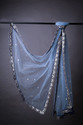 MARUTI KRUPA ENTERPRISE Net Embroidered Light Blue Women Dupatta