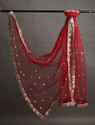 MARUTI KRUPA ENTERPRISE Net Embroidered Women Dupatta