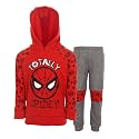 Marvel Avengers Spider-Man Fleece Pullover Hoodie and Jogger Pants Outfit Set Toddler to Big Kid Sizes (2T - 18-20)
