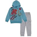 Marvel Avengers Spider-Man Fleece Pullover Hoodie and Jogger Pants Outfit Set Toddler to Big Kid Sizes (2T - 18-20)