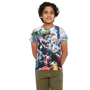 marvel avengers by wear your mind boys t-shirt