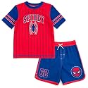 Marvel Boys' 2-Piece Rash Guard and Swim Trunks Set Toddler to Big Kid