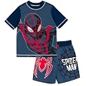 Marvel Boys' 2-Piece Rash Guard and Swim Trunks Set Toddler to Big Kid