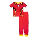 Marvel Boys' 2-piece Snug-fit Cotton Matching Holiday Pajama Set, Soft &amp; Cute for Kids