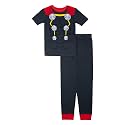 Marvel Boys' 2-piece Snug-fit Cotton Matching Holiday Pajama Set, Soft & Cute for Kids