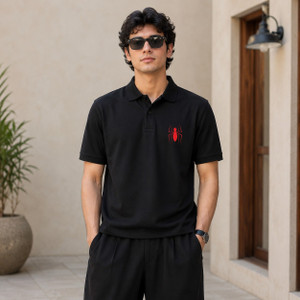 MARVEL By Metronaut Men Printed Polo Neck