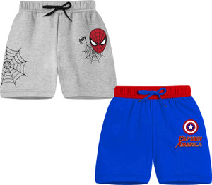 marvel by miss  chief short for boys  girls casual printed cotton blend