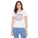 Marvel Women Round Neck Short Sleeves T-Shirt