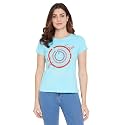 Marvel Women Round Neck Short Sleeves T-Shirt