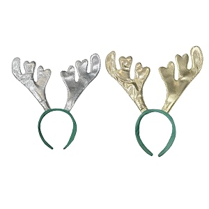 unisex christmas theme velvet reindeer antlers headband  deer horn hairband for xmas party for kids amp adults