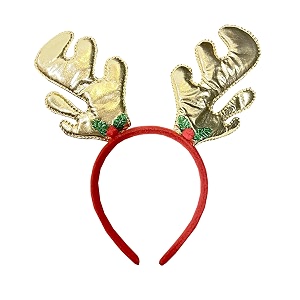 unisex christmas theme velvet reindeer antlers headband  deer horn hairband for xmas party for kids amp adults
