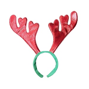 unisex christmas theme velvet reindeer antlers headband  deer horn hairband for xmas party for kids amp adults