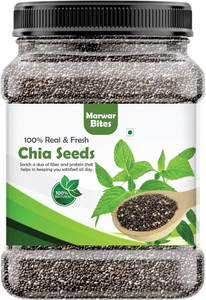 Marwar Bites Premium Raw Unroasted Chia Seeds