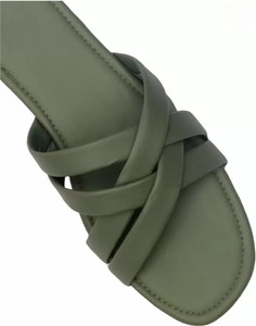 maryam women flats sandal olive  9