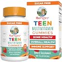 MaryRuth's Teen Multivitamin Gummies, Vegan, Sugar Free, Non-GMO, 60 Count