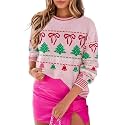 MARZXIN Women Sweater Merry Christmas Pullover Halloween Sweatshirts Tops