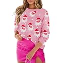 MARZXIN Women Sweater Merry Christmas Pullover Halloween Sweatshirts Tops