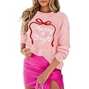 MARZXIN Women Sweater Merry Christmas Pullover Halloween Sweatshirts Tops