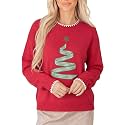 MARZXIN Women Sweater Merry Christmas Pullover Halloween Sweatshirts Tops