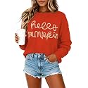 MARZXIN Women Sweater Merry Christmas Pullover Halloween Sweatshirts Tops
