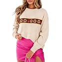 MARZXIN Women Sweater Merry Christmas Pullover Halloween Sweatshirts Tops
