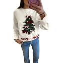 MARZXIN Women Sweater Merry Christmas Pullover Halloween Sweatshirts Tops