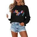 MARZXIN Women Sweater Merry Christmas Pullover Halloween Sweatshirts Tops