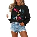 MARZXIN Women Sweater Merry Christmas Pullover Halloween Sweatshirts Tops