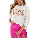MARZXIN Women Sweater Merry Christmas Pullover Halloween Sweatshirts Tops