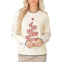 MARZXIN Women Sweater Merry Christmas Pullover Halloween Sweatshirts Tops