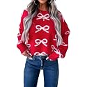 MARZXIN Women Sweater Merry Christmas Pullover Halloween Sweatshirts Tops