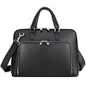 Masa Kawa Leather Slim Laptop Briefcase Bag