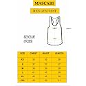 MASCARI Men39s Regular Sleeveless Polyester Vest 