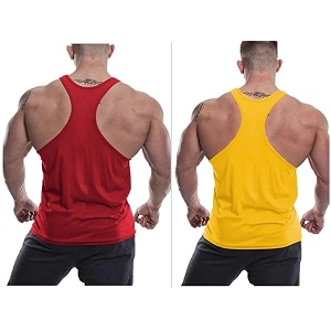 MASCARI Mens Tank Tops Muscle Gym Bodybuilding