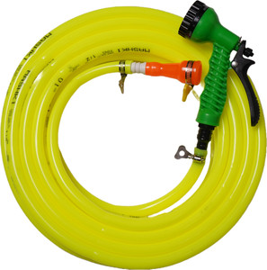 mashki 50 feet 15m flexile water pipe with 7 pattern water gun 50 feet flexible hose pipe with spray gun for gardening car wash etc hose pipe