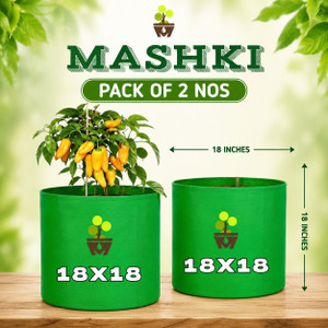 mashki green bags for plants of size 18x18 inches hdpe grow bags plant bags bag plant grow bag