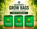 MASHKI Green Bags For Plants, Of Size 18x18 Inches, Hdpe Grow Bags, Plant Bags, Bag Plant Grow Bag