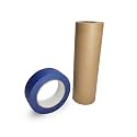 Masking Paper and Tape Set - 9" x 60 Yards Brown Masking Paper (1 Roll) and 1.41" x 60 Yards Blue Tape (1 Roll) - Masking Kit for Home Improvements - Painter’s Tape with Paper