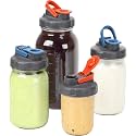 SOLIGT Stainless Steel Mason Jar Lid, 1L, Silver