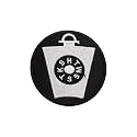 Masonic Keystone Mark Degree Patch - Machine Embroidered Iron on Emblem no Sewing Needed - 3x3 Inches Masonic Badge for Aprons, Vests, Bags & Apparel