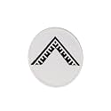 Masonic Worshipful Master’s Square Patch - Machine Embroidered Iron on Emblem no Sewing Needed - 3x3 Inches Masonic Badge for Aprons, Vests, Bags & Apparel