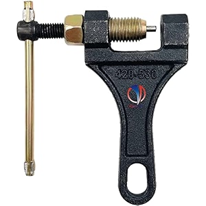 motorcycle chain breaker tool heavy duty chain link remover and chain puller carbon steel chain cutting tool for bike scooter and auto workshop maintenance