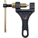 Motorcycle Chain Breaker Tool, Heavy Duty Chain Link Remover and Chain Puller, Carbon Steel Chain Cutting Tool for Bike, Scooter and Auto Workshop Maintenance
