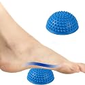 Massage Semi Circle Ball, Foot Massage Half Ball Balance Therapy Pods Spiky Foot Wakers, Stretching and Massage Tool for Feet and Plantar Fascia