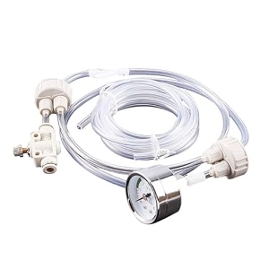 diy co2 generator system kit with pressure gauge air flow adjustment valve pressurized co2 kit for aquarium plants tube valve for bottle co2 regulator aquarium for co2 diffuser